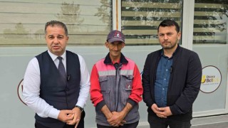 Temizlik işçisinden örnek davranış