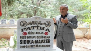Teröristlerin roketli saldırısında hayatını kaybeden kadın, anneler gününde anıldı