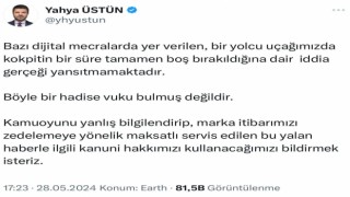 THYden uçağın kokpitinin bir süre boş kaldığı gündeme oturdu
