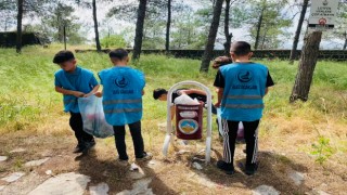 Ülkü ocaklarından farkındalık etkinliği: Toprakkale kalesini temizlediler