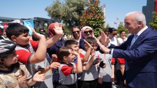 Ümraniyede 500 bisiklet tutkunu çocuk kıyasıya yarıştı