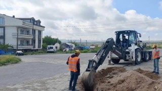 Ürgüpte doğalgaz çalışmaları kaldığı yerden devam ediyor