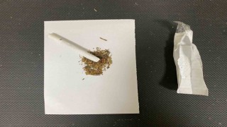Uyuşturucu ile yakalanan şahsa işlem yapıldı