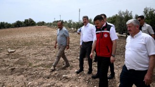 Vali Yılmaz, Çiftçileri Ziyaret Etti