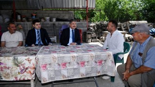 Vali Yılmaz, Yaralı Astsubayı Ziyaret Etti