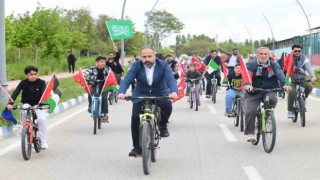 Van YYÜ öğrencileri Gazzeye destek protestolarını sürdürüyor