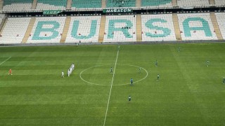 Vanspor FK oyuncularından Bursaspor maçında protesto