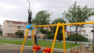 Vatandaşlar, parkları güvenlik kameralarından canlı izleyebilecek