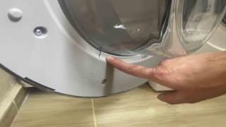 Vestel marka sıfır çamaşır makinesi hasarlı ve kullanılmış çıktı