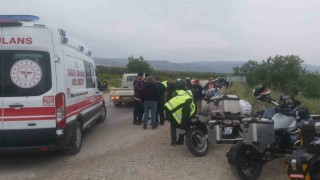 Virajı alamayan motosiklet su kanalına çarptı: 1 ölü, 1 yaralı