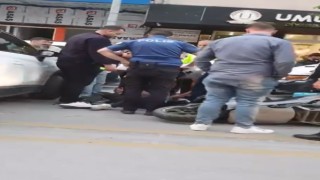 Yalovada ciple motosiklet çarpıştı: 1 yaralı