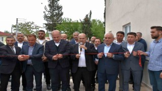 Yapımı tamamlanan cami ibadete açıldı