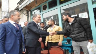 Yeniden Refah Partisi Genel Başkanı Fatih Erbakandan Eleşkirte teşekkür ziyareti