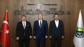 Yıldırım ve Gürsu belediyesi başkanlarından Başkan Tabana ziyaret