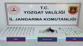 Yozgatta Roma Dönemi ait 96 sikke ve 44 obje ele geçirildi
