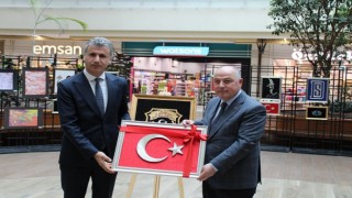 Yükümlülerin el emeği eserleri sergilendi