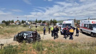 Yunanistanlıların bulunduğu otomobil takla attı: 1 ölü, 2 yaralı