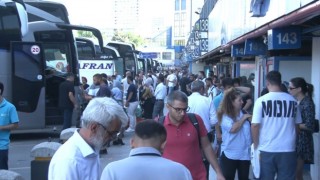 15 Temmuz Demokrasi Otogarında bayram dönüşü yoğunluğu