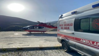 18 yaşındaki genç için helikopter havalandı
