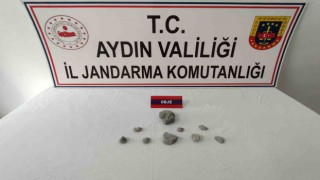400 bin yıllık fosili satmaya çalışırken jandarmaya takıldı