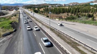 43 ilin geçiş noktası dronla görüntülendi: Araç sayısı 12 binden 80 bine çıktı