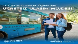 Adıyaman Belediyesinden YKS öğrencilerine ücretsiz ulaşım desteği
