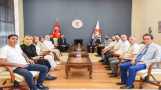 AK Parti heyetinden Rektör Kaplancıklıya hayırlı olsun ziyareti