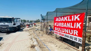 Akdenizde kurban kesim ve satış yerleri hazır