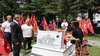 Akşehir İlçe Emniyet Müdürlüğünden şehitlik ziyareti