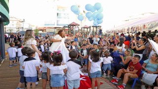 Alanya Belediyesi Kreş ve Çocuk Akademisinde mezuniyet heyecanı