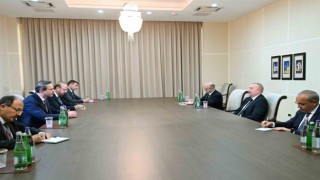 Aliyev, Enerji ve Tabii Kaynaklar Bakanı Bayraktarı kabul etti