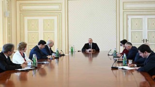 Aliyev, TBMM Başkanı Kurtulmuşu kabul etti