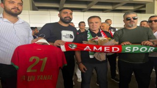 Amedsporun yeni teknik direktörü Ersun Yanal, Diyarbakıra geldi