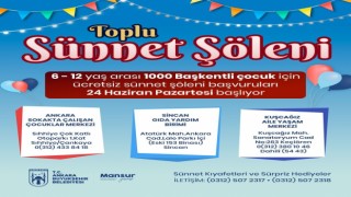 Ankara Büyükşehir ‘Toplu Sünnet Şöleni için kayıtlar başlıyor
