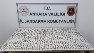 Ankarada bin 100 adet sikke ele geçirildi