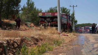 Antalyada çıkan orman yangını ekipler ve vatandaş işbirliğiyle söndürüldü