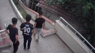 Apartmanlara girerek ayakkabıları çaldılar