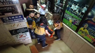 Asansör tamir ederken kaza geçirdi