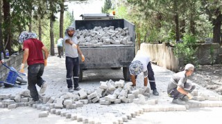 Asri Mezarlık'ta Yol Çalışmaları Hızla Devam Ediyor