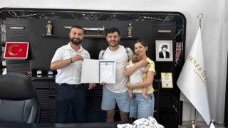 Atlas bebek Sındırgıdan tapusunu aldı