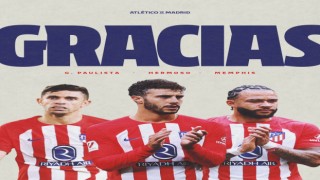 Atletico Madrid, Hermoso, Depay ve Paulistaya veda etti