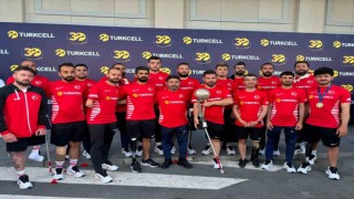 Avrupa şampiyonu Ampute Milli Futbol Takımı, yurda döndü