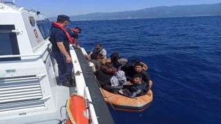 Aydında 10 düzensiz göçmen kurtarıldı