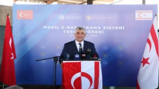 Bakan Bolat, KKTCde Mobil X-RAY Tarama Sistemi teslim törenine katıldı