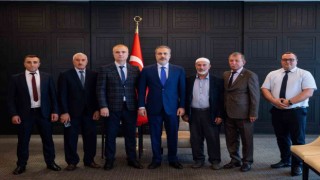 Bakan Fidan, Ahıska Türklerinin temsilcilerini kabul etti