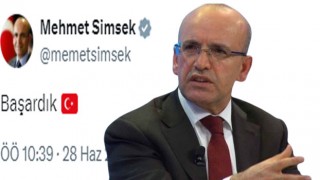 Bakan Şimşek: “Başardık”