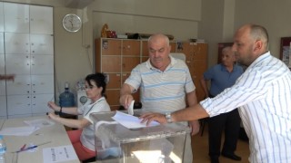 Balıkesirde Bulgaristan vatandaşları için sandık kuruldu