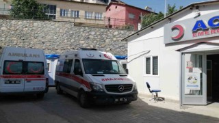 Baraka yangınında 4 kişi hastanelik oldu