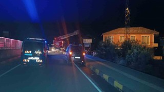 Bartında yangın paniği