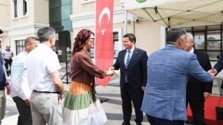 Başkan Aydın personel ile bayramlaştı